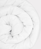 Bambuni dubbeltäcke i bambu i vitt