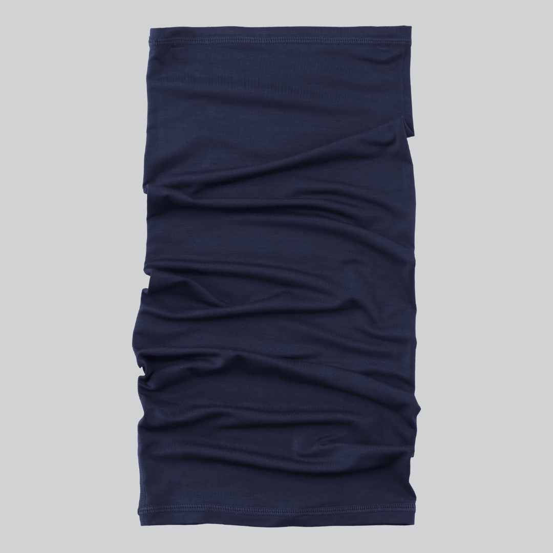 Blått bambuhalsvärmare