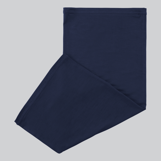 Blått bambuhalsvärmare