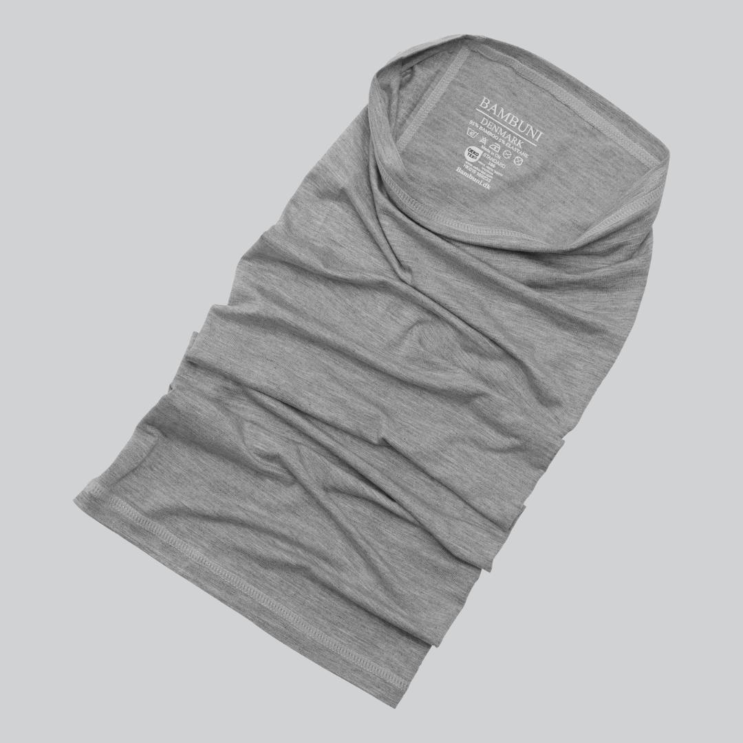 Bambuhalsvärmare i ljusgrått