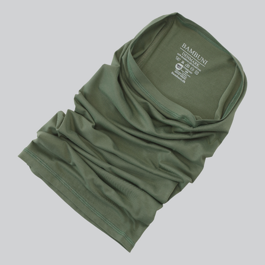 bambuhalsduk i grönt