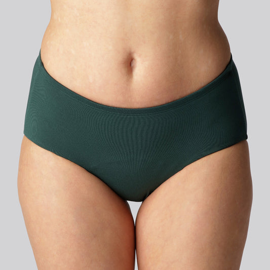 Bambuni bambu inkontinenstrosor i grönt för kvinnor