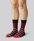 Bambuni 7-pack randiga strumpor för män