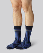 Bambuni 7-pack randiga strumpor för män