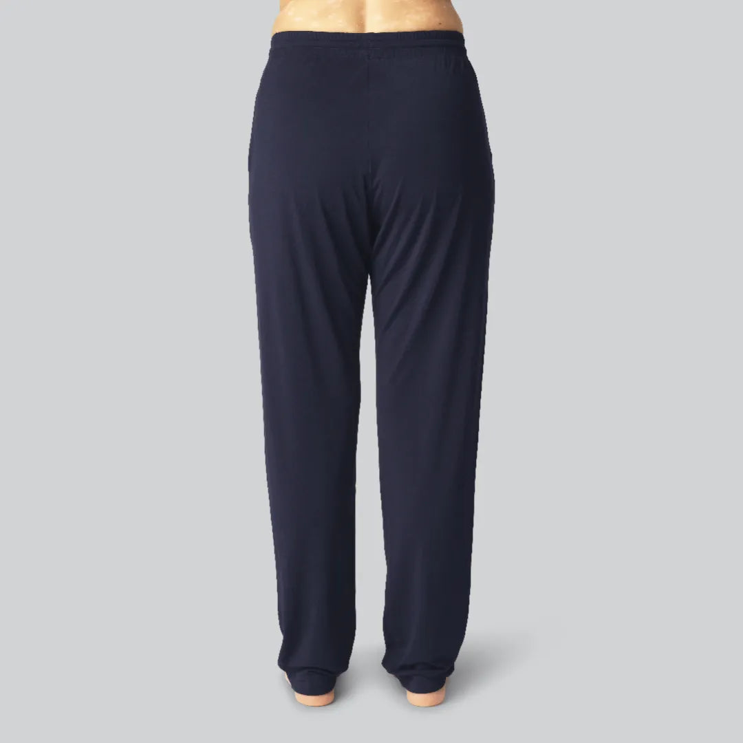 Marinblå joggingbyxor för kvinnor