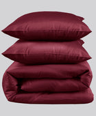 Bambu sängkläder i vinröd från Bambuni