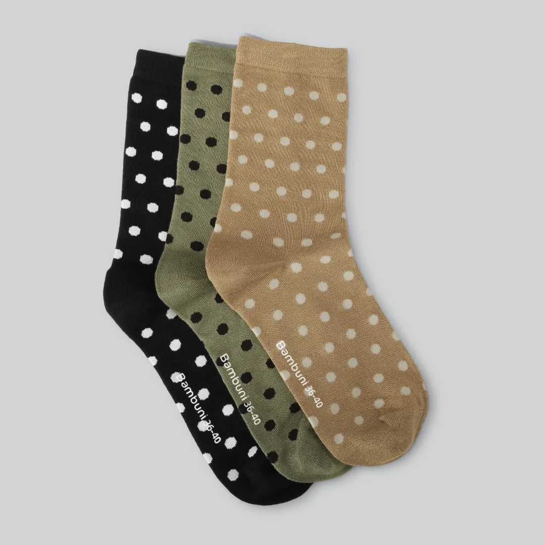 Bambu 3-pack strumpor för kvinnor