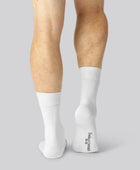 Bambusockor i vitt för män