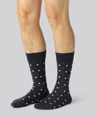 Mönstrade bambusockor för män, 7 par