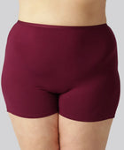 Bambus hotpants i bordeaux