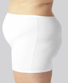 Bambu hotpants i vitt