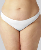 Bambu-stringtrosor i vitt