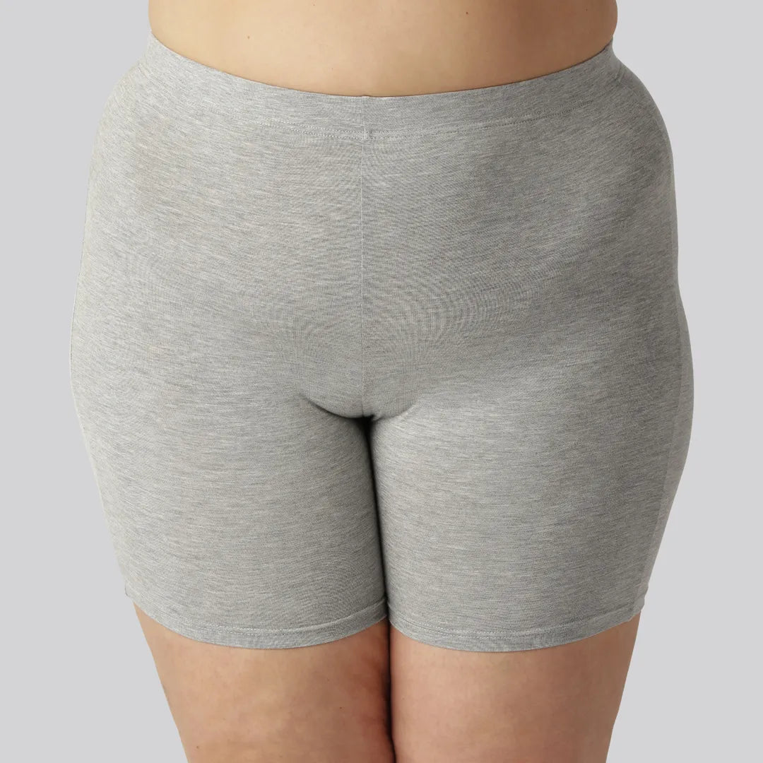 Ljusgrå innershorts i bambu för kvinnor