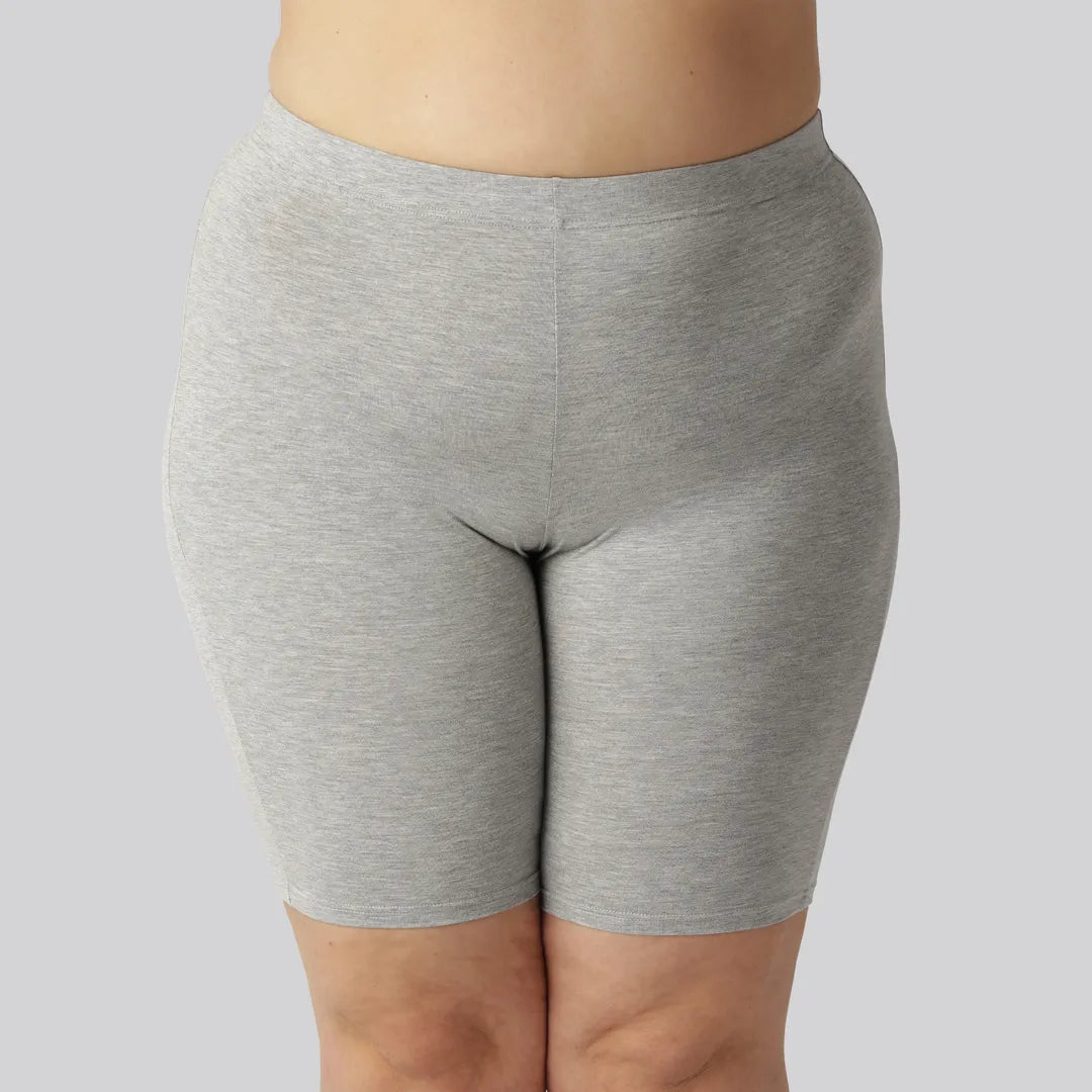 Innershorts i ljusgrått bambu för kvinnor