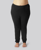 Nattlinnen i bambu i svart för kvinnor