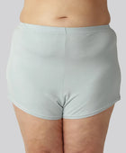 Nattshorts i ljusblått för kvinnor i bambu