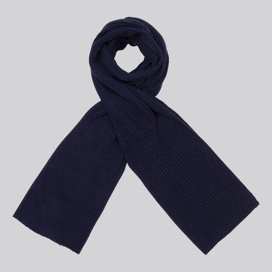 Bambuhalsduk i marinblått