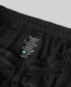 Svarta vardagsshorts i bambu för kvinnor
