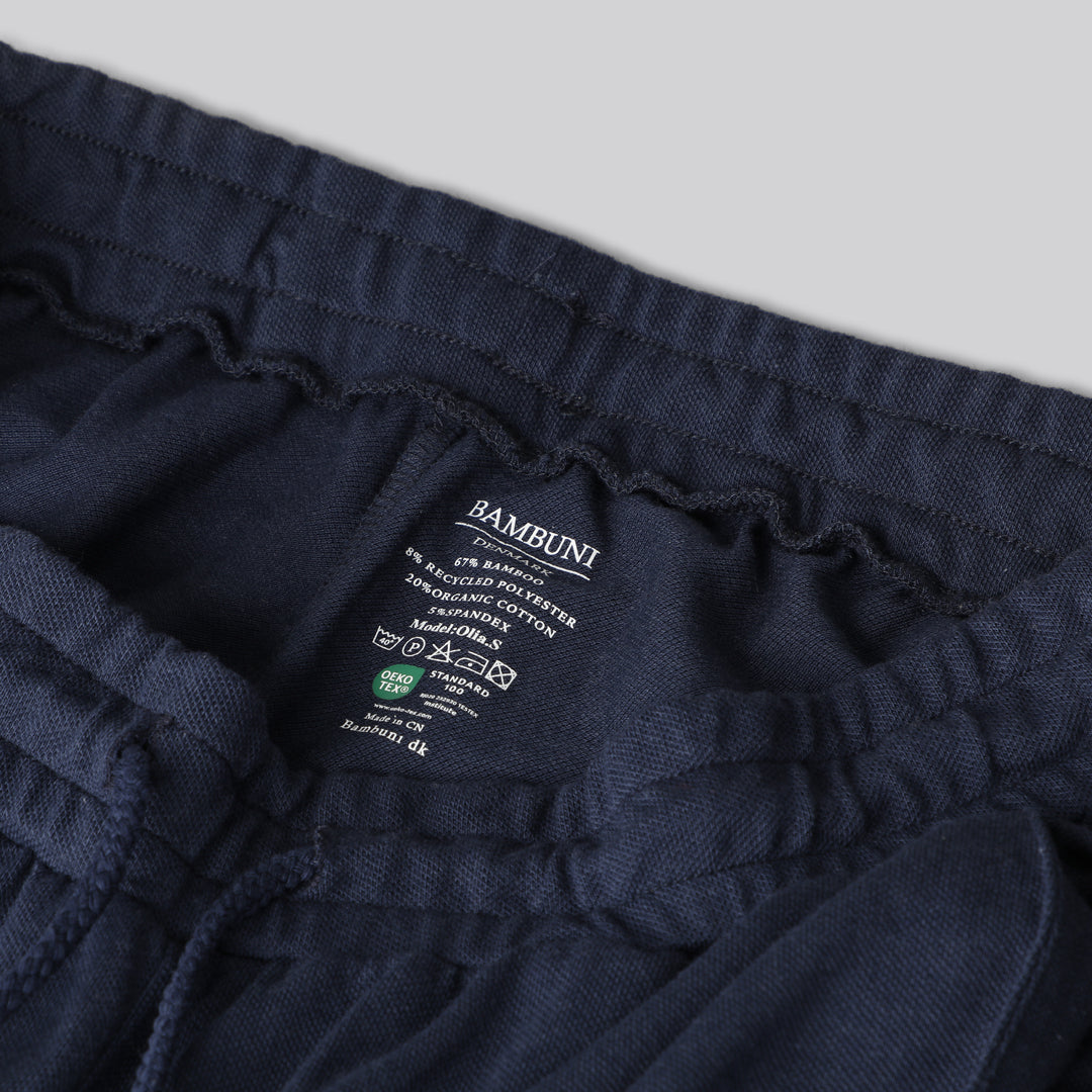 Damshorts i bambu för vardagsbruk i marinblått