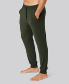 Gröna joggingbyxor i bambu