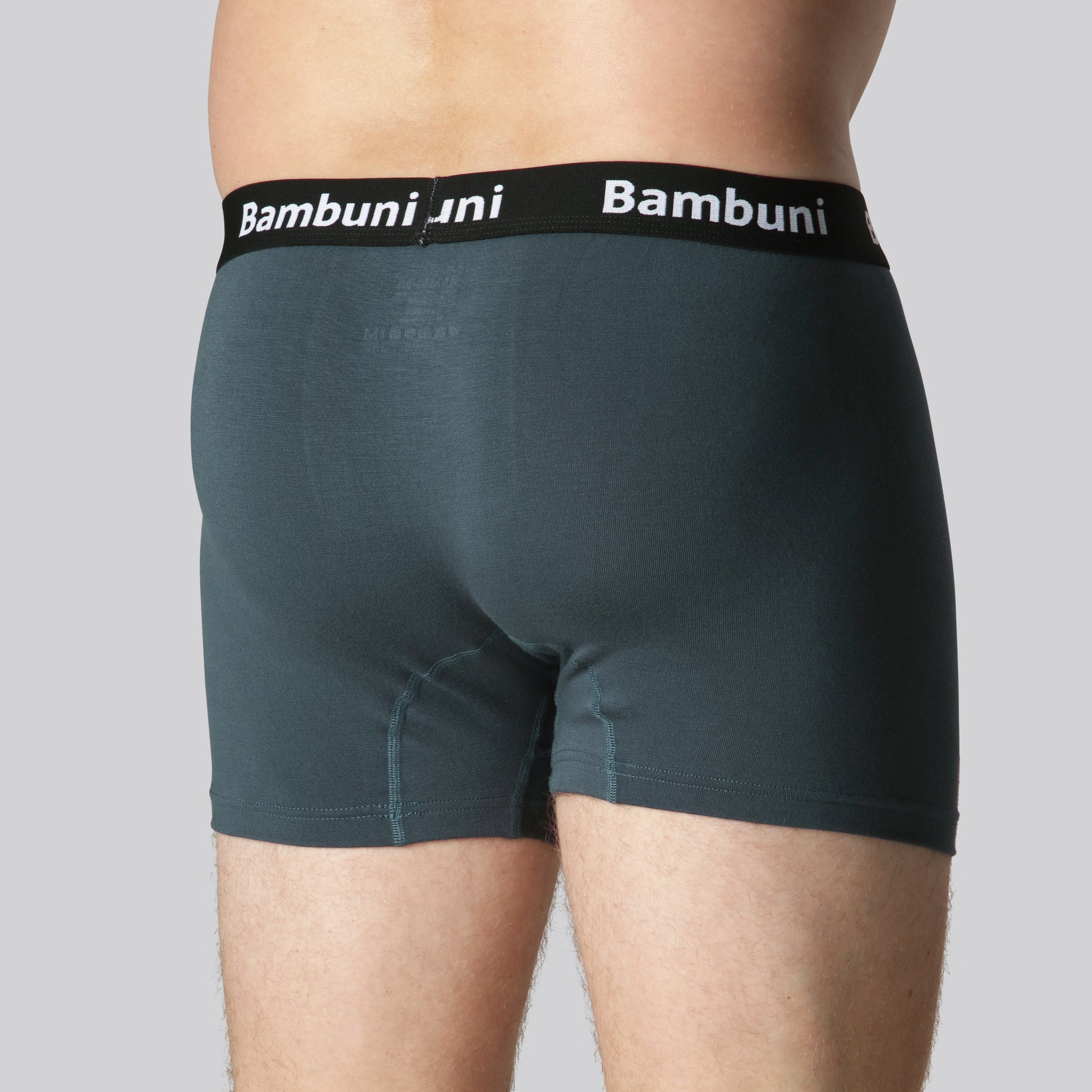 Herrtrosor i bambu med membran i petrolfärg