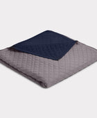 Bambuni bambuöverkast i marinblått/koksgrått