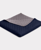 Bambuni bambuöverkast i marinblått/koksgrått