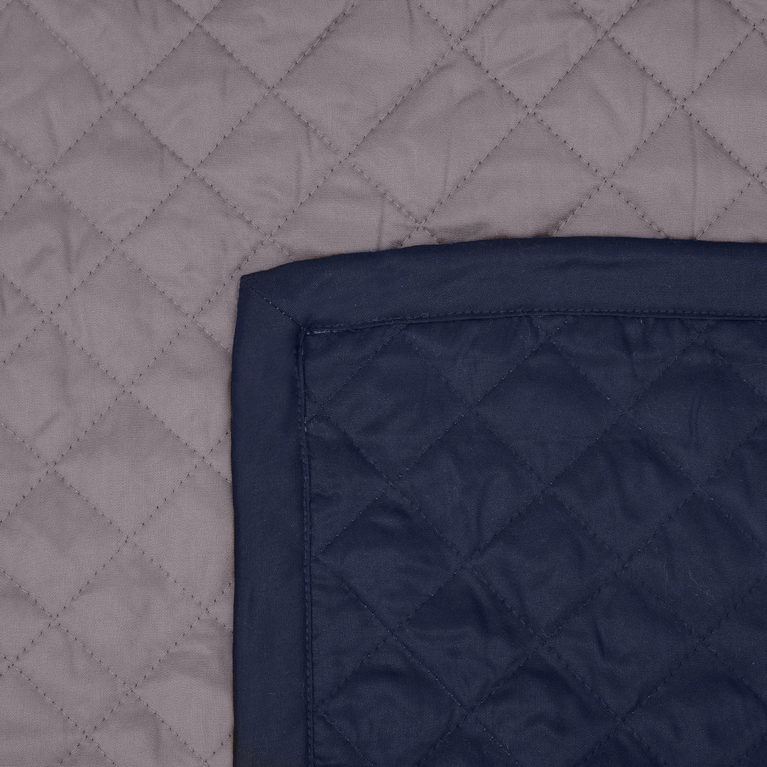 Bambuni bambuöverkast i marinblått/koksgrått