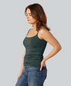 Grön bambutopp med smala band