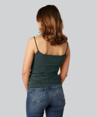 Grön bambutopp med smala band