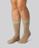 Beige bambusockor för kvinnor