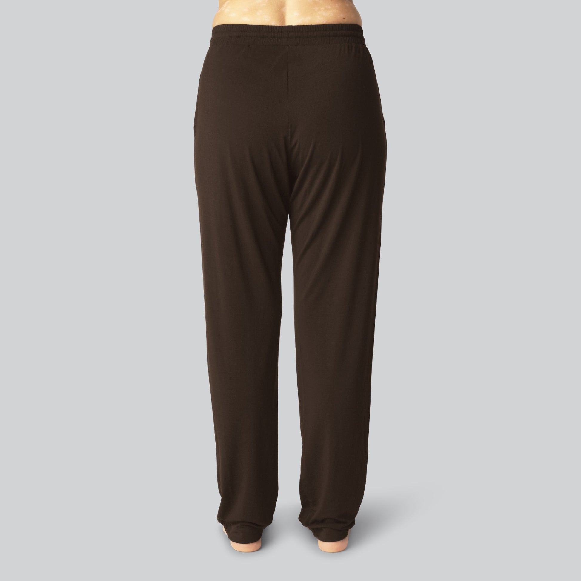 Bambuni joggingbyxor i brunt