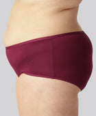 Bambu hipstertrosor i vinrött