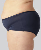 Marinblå hipstertrosor i bambu