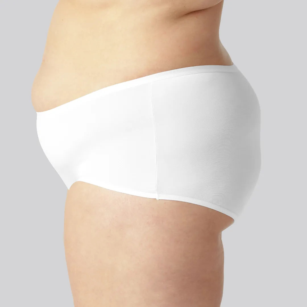 Vita hipstertrosor i bambu