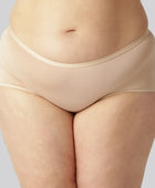 Beige hipstertrosor i bambu