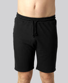 Svarta bambushorts för män