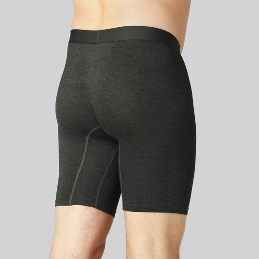 Bambukalsonger i antracitgrått med extra benlängd för män