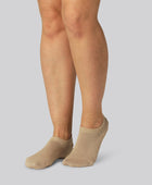 Beige bambufotbollsstrumpor för kvinnor