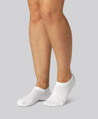 Vita bambusockor för kvinnor