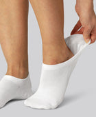 Vita bambusockor för kvinnor