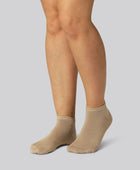 Beige bambusockor för kvinnor