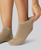 Beige bambusockor för kvinnor