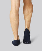 Marinblå bambufotbollsstrumpor för män