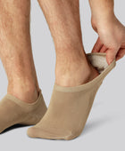 Beige bambusockor för män