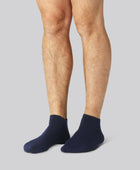 Marinblå bambusockor för män