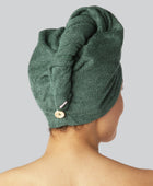 Bambus hårturban i grøn